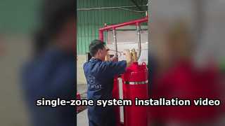 Film instalacyjny jednostrefowego systemu gaśniczego