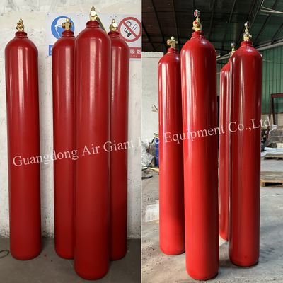 Jakość  GUANGZHOU Factory Of Inert Gas Argon IG55 IG100 IG541 Fire Extinguishing System Cylinder Fabryka