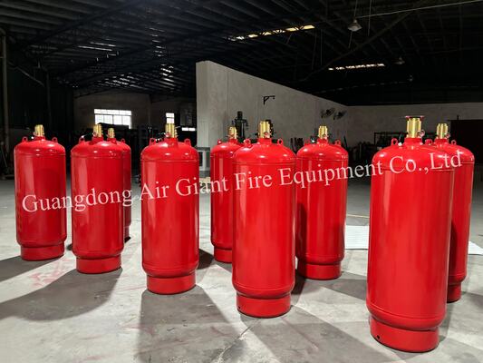 Jakość  Automatic HFC227ea Fire Suppression System Cylinder Without Pollution For Data Center Fabryka