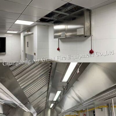 Jakość  Double Bottles Automatic Protection Restaurant Hood Fire Suppression System For Hotel Fire Fight Fabryka