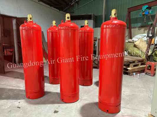 Jakość  Non Corrosive FM200 Fire Extinguishing System Cylinder Without Pollution For Storage Room Fabryka