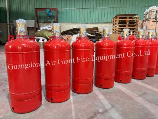 Jakość  Enclosed Flooding Novec 1230 Fire Suppression System Cylinder with 4.2MPa Storage Pressure and Residue-Free Design for Anechoic Chambers Fabryka