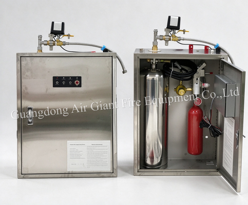 Jakość  Single Bottle Fully Automatic Commercial Kitchen Fire Suppression System Fabryka