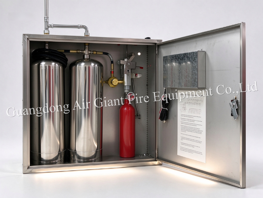 Jakość  Double Bottles Automatic Protection Kitchen Fire Suppression System with 12L Reagent Capacity for Commercial Kitchen Fire Extinguishing System Fabryka