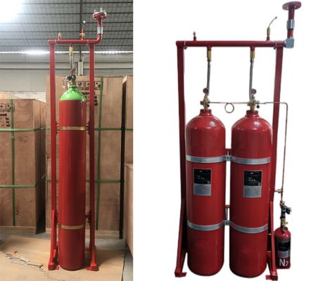 Zamknięty system przeciwpowodziowy IG55 System tłumienia argonitu 140 l