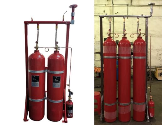 80Ltr IG541 System gaszenia pożaru gazem obojętnym Czas natryskiwania 120 s