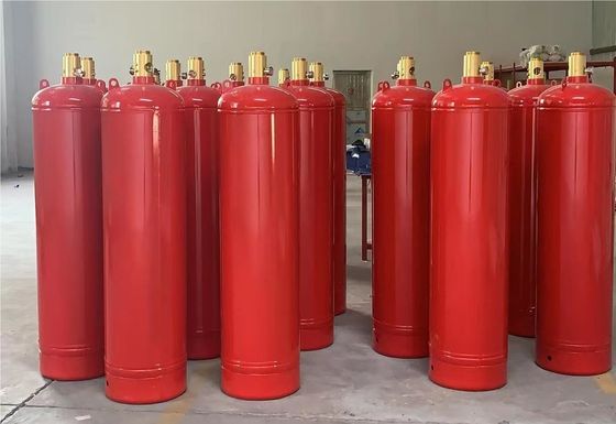 Niekorozyjne środki gaśnicze Cylinder FM 200 w komorze bezechowej