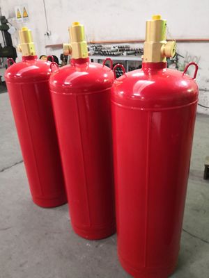 Zamknięty system przeciwpożarowy FM200 z cylindrem w pomieszczeniu zasilania