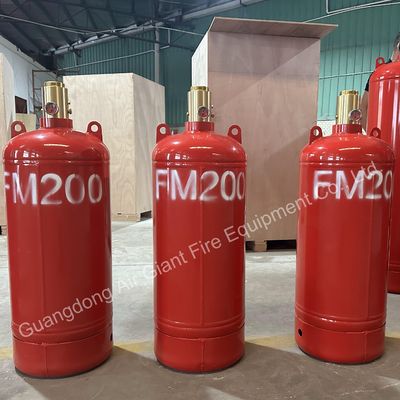 Cylinder dla izolowanego systemu tłumienia pożaru FM200 bez zanieczyszczenia