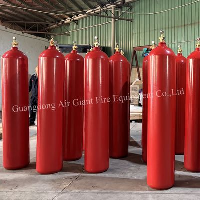 Niestandardowy 84/140L Argonit IG55 Cylinder z systemem tłumienia pożaru gazu obojętnego