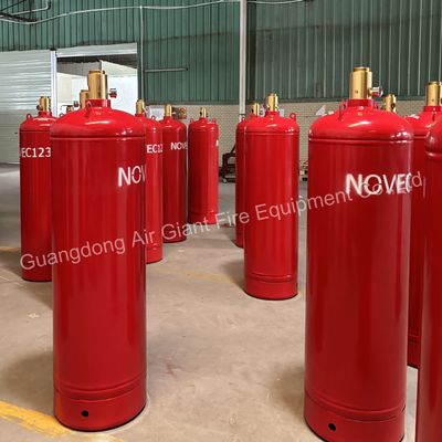 Zamówiony cylinder nieżrącego systemu gaśniczego Novec1230 bez pozostałości