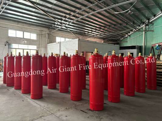 Automatyczny system gaśniczy FM200 Cylinder bez zanieczyszczenia dla biblioteki